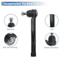thumbnail image 4 of 4pcs Front Inner Outer Tie Rod Ends Kit Suspension Steering Tie Rod End for Suzuki Swift+ Drag Link, 4 of 7