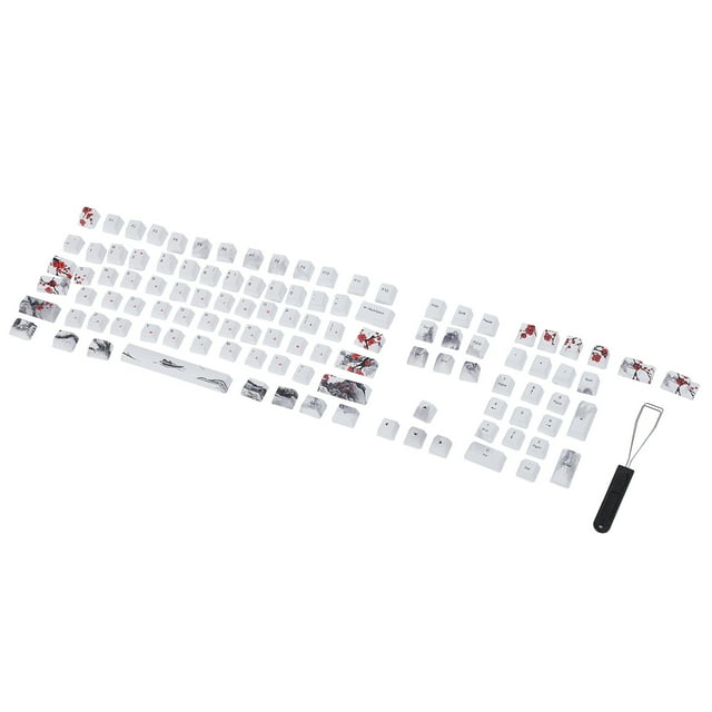 KeyCaps KeyCaps PBT 5SEED SUBLIMACIÓN 110 Teclas de Teclas Tapas para Teclados ÓCTOS MECÁNNOS INGLÉS RUSO