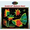 Scratch-Art Soft-Scratch Paper, 8-1/2 x 11 Inches, Multiple Colors, Pack of 50