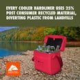 thumbnail image 6 of Ozark Trail 12-Can Soft-Sided Cooler with Coated Exterior and Removable Hard Liner, Red, 6 of 10