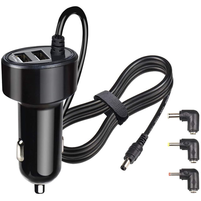 Adaptador de cargador de coche de 12 V para reproductor de DVD portátil FouceClaus