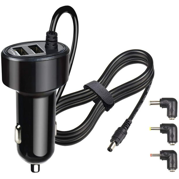 Adaptador de cargador de coche de 12 V para reproductor de DVD portátil FouceClaus
