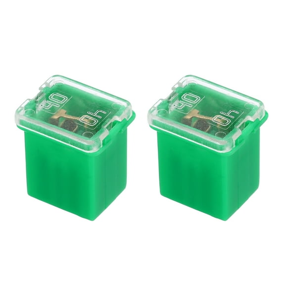 2 Pcs Cartridge Fuse, 48VDC 40A Low Profile Terminal Automotive Assortment J Case Fuse for Car