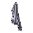 thumbnail image 4 of FASHOFT Vintage Steampunk Halloween For Women Striped Long Dress Retro Cosplay Outfit For Masquerade Dress Up Party Gothic Stage Attire Vintage Halloween L, 4 of 8
