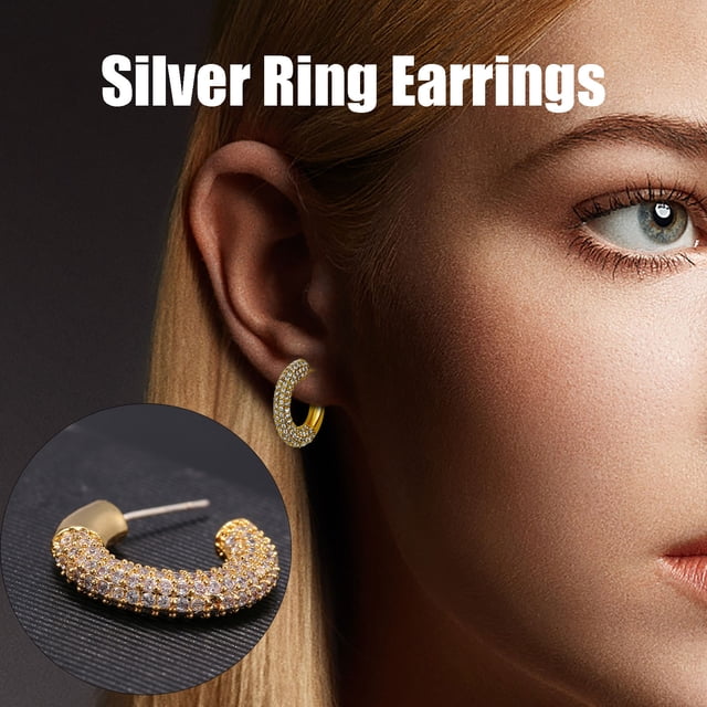 Fiudx Pendientes de Insectos, Joyería de Moda Única, Elegante Diseño de Metal, Pequeños Detalles de Lentejuelas, Perfectos para Bodas, Fiestas y Eventos, Regalo para Novias y Mujeres, Chapado En Oro