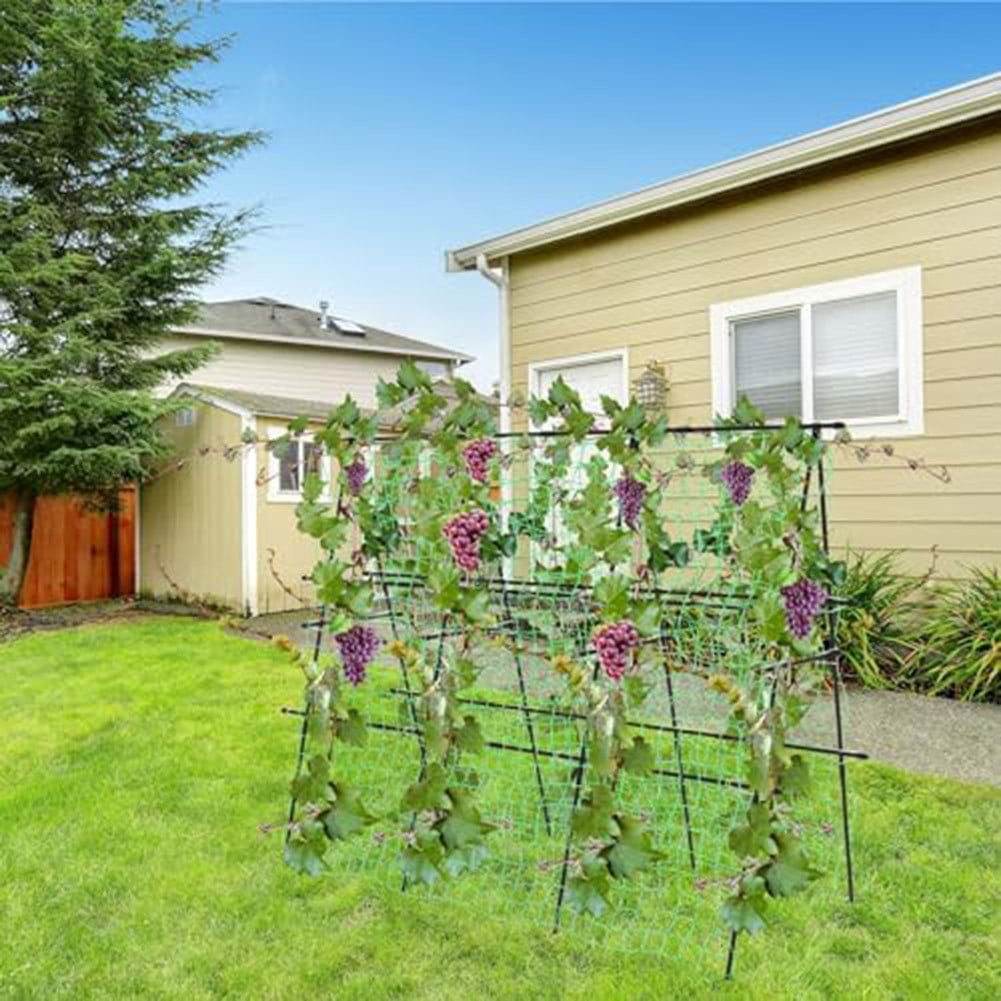 Cucumber Trellis for Raised Bed A-Shape Garden Trellis for Climbing Plants
