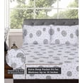 thumbnail image 6 of RUVANTI 100% Cotton Sheets – Twin Size Percale Bedding, Cooling & Breathable Floral Design, Durable with a Crisp, Soft & Comfortable Feel, 16" Deep Pocket, 3-Piece Set, Dandelion, 6 of 10