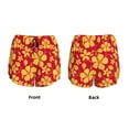 thumbnail image 5 of Fotbe Red Vintage Flowers Womens High Waist Running Shorts Athletic Workout Quick Dry Shorts for Women with Pockets Gym Yoga Summer Shorts-XX-Large, 5 of 9