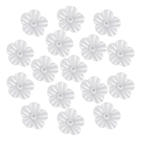 ACDANC 20Pcs Hummingbird Feeders Replacement Flowers Outdoor Plastic Replacement Feeding Ports Bird Hanging Feeder