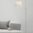 thumbnail image 2 of Adesso Lampadaire Debout en Acier et Abat-Jour en Lin Blanc Réglable Bonnet, 2 of 2