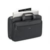 Solo Classic Smart Strap Briefcase, 16, 17 1/2 x 5 1/2 x 12, Black
