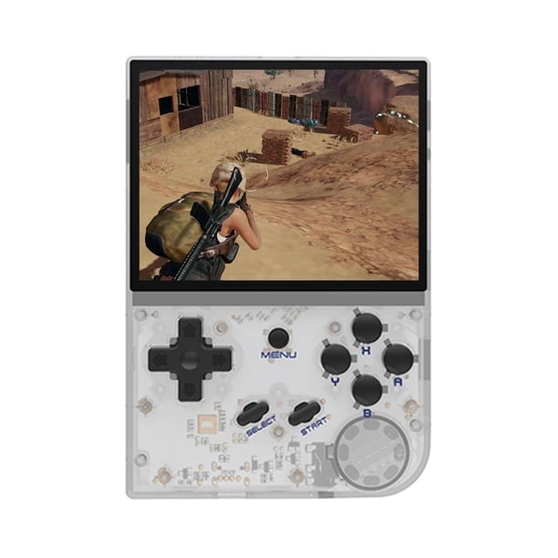 Consola portátil de juegos Consola retro portátil para adultos y niños (64G) Blanco