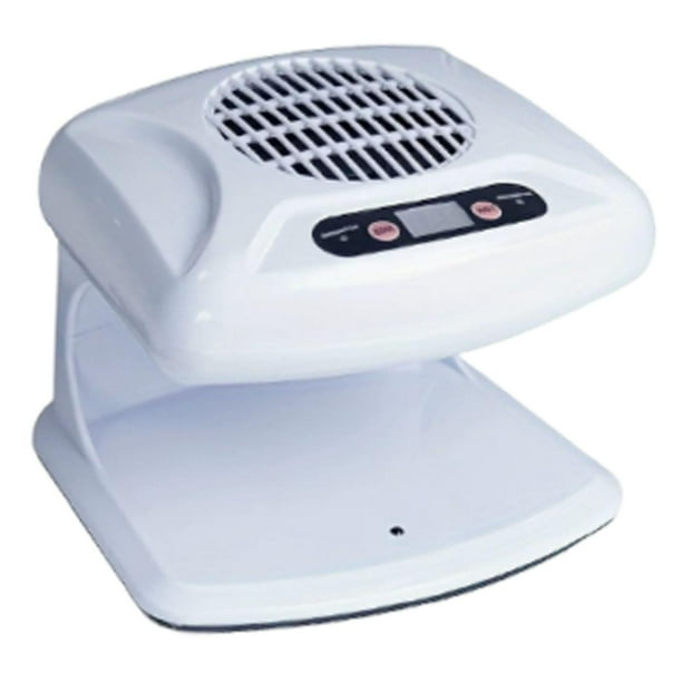 Ventilador de aire para uñas, secador de esmalte de uñas, manicura y pedicura para imprimación de uñas. Blanco