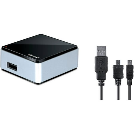 iSound Wall Charger Pro for smartphones, tablets and other USB powered devices (black)