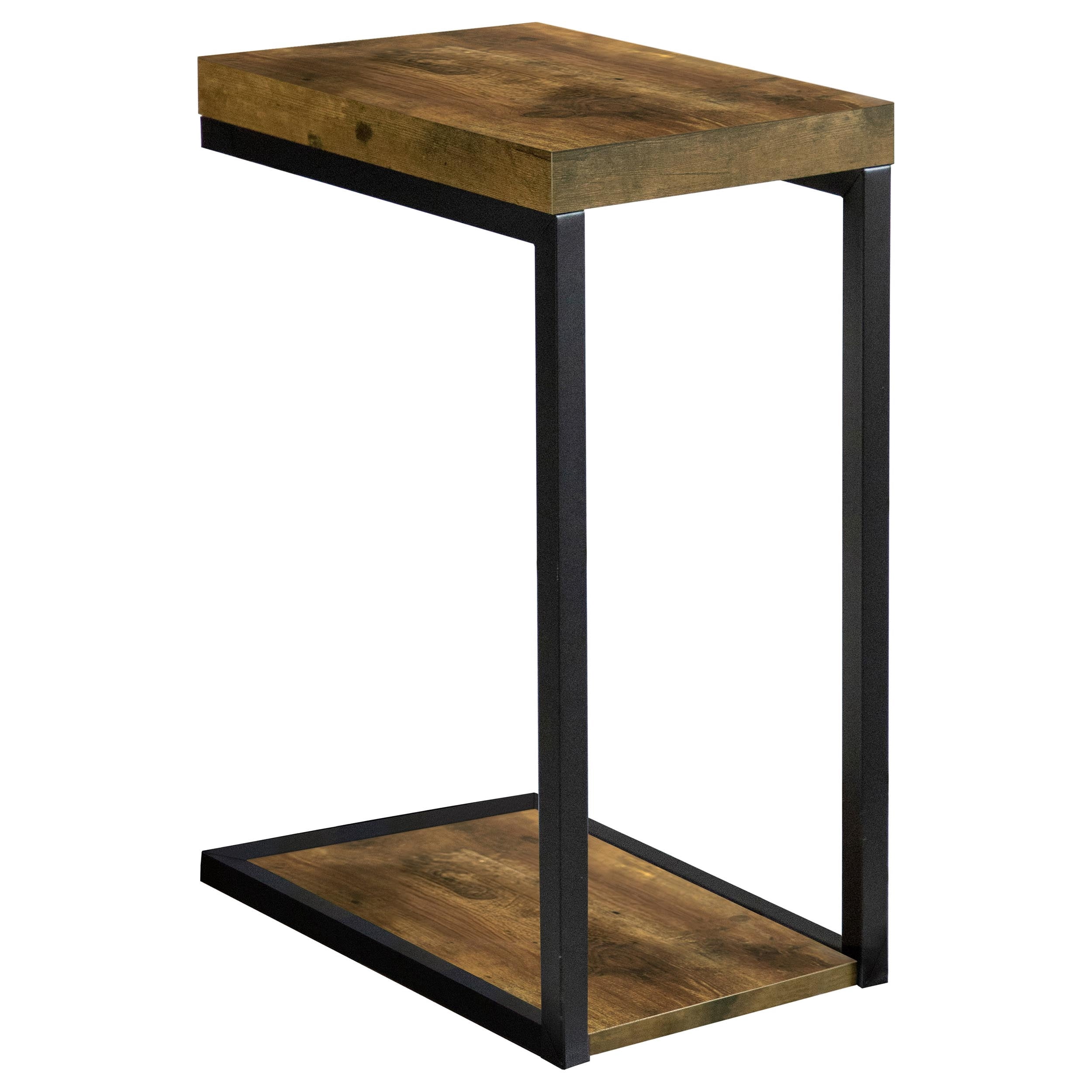 Black and Antique Nutmeg Snack Table