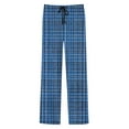 thumbnail image 6 of Txeol Men's Blue Plaid Pajama Pants Big and Tall Drawstring Waist Lounge Pants Lightweight Straight Leg Trousers with Pockets,XXL, 6 of 10