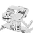 thumbnail image 3 of Rail Mounted Clamp Adjustable Fishing Rod Holder 360 Degrees Rotation 304 Stainless Steel for 22.2 to 31.7mm Tube, 3 of 3