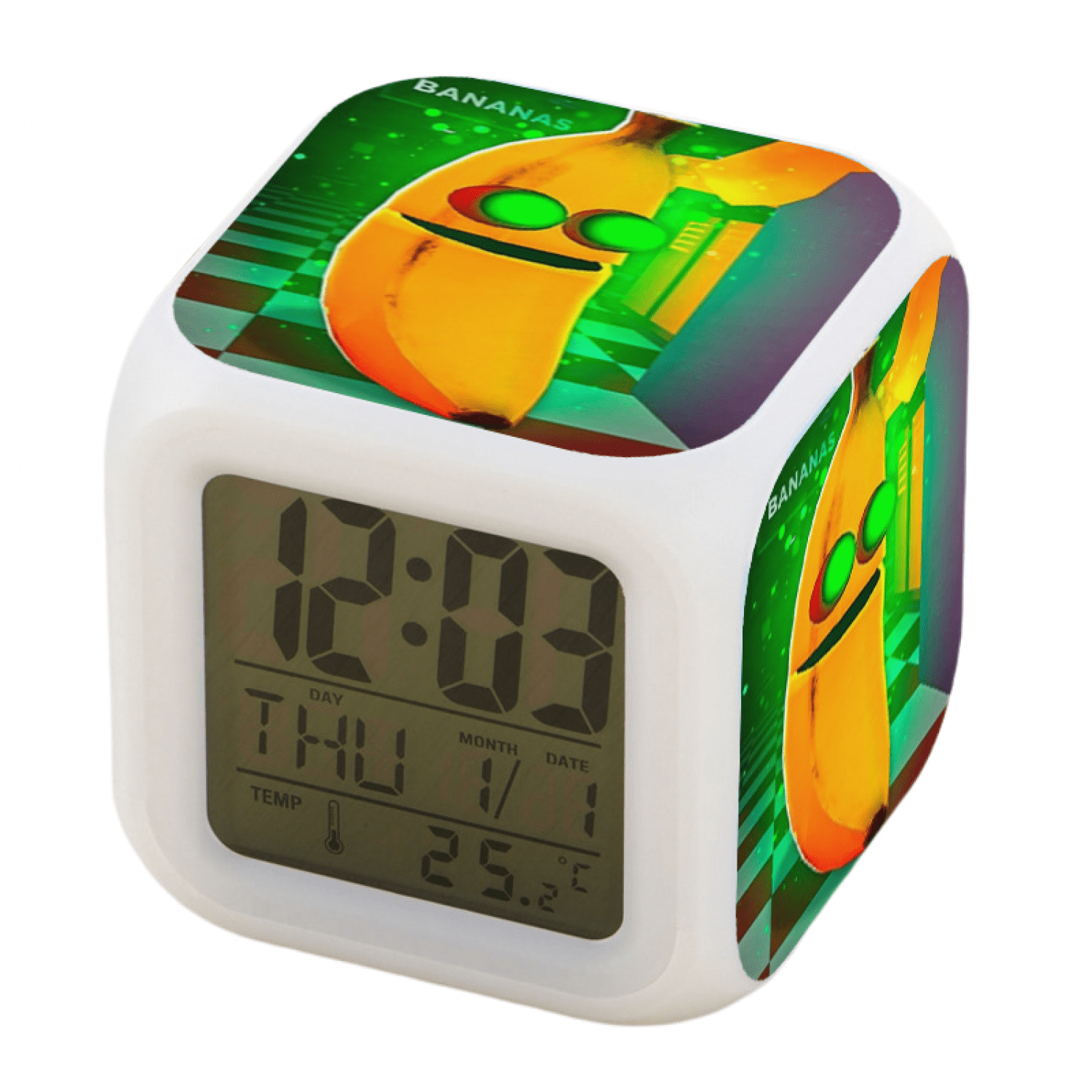TIMPCV Alarm Clock for Kids Room, LED Digital Bedroom Alarm Clock Easy