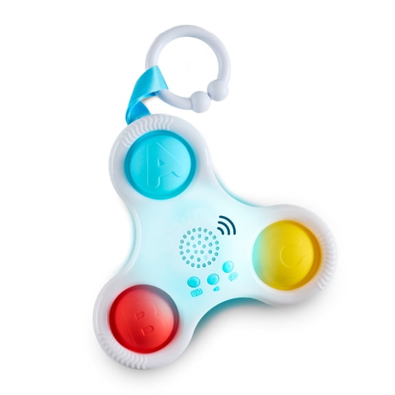 Chuckle & Roar Pop It & Learn Mini Educational and Electronic Popping Toy for Children Ages 6 months to 2 years by Buffalo Games