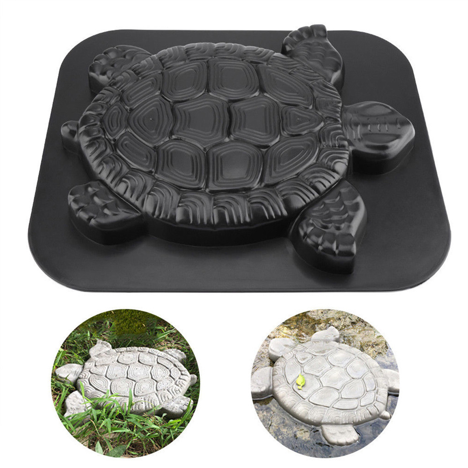 Umitay Turtle Stepping Stone Concrete Cement Mould ABS Tortoise Garden 44CM