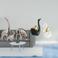 thumbnail image 2 of Estatua de , figuras de animales de cerámica, centro de mesa, escultura, estatua de cisne, decoración moderna para el hogar, adecuada para sal, 2 of 8