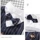 thumbnail image 3 of Camisa de vestir creativa, traje de fiesta de boda, moda de primavera y verano, abrigo, ropa adorable para perro, mascota y gato (azul marino, talla M), 3 of 5