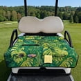 thumbnail image 2 of Pzuqiu Tropical Leaf Jungle Golf Cart Seat Covers Portable, for Golf Carts, Quilted Golf Cart Seat Covers, Compatible with Club Cars Golf Cart Front Seat, 2 of 9
