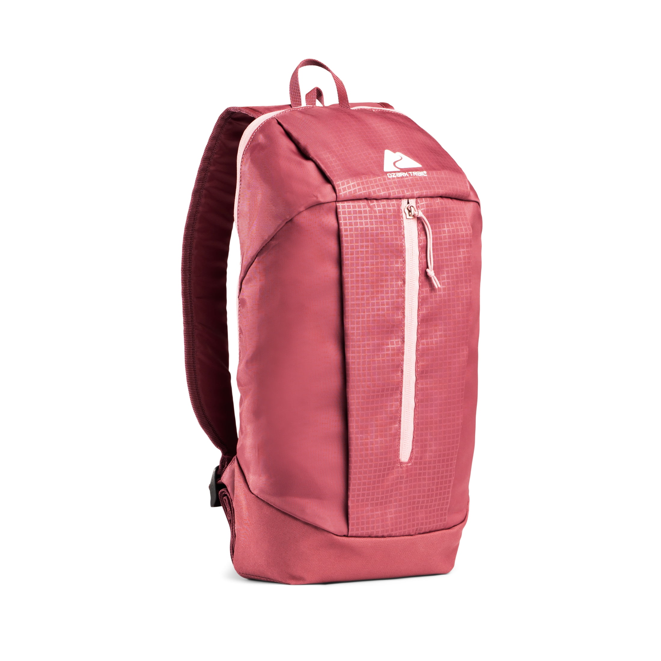 Ozark Trail 10L Adult/Teen Embossed Polyester Daypack Backpack, Rose