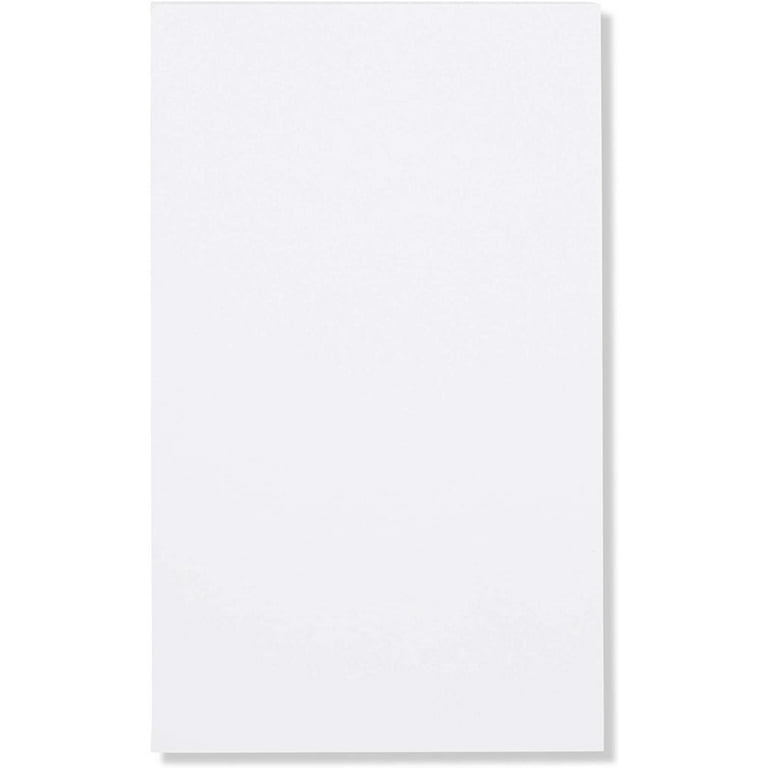 Plain Notepads, Blank Note Pads with 50 Sheets (3 x 5 Inches, 10 Pack)