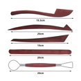 thumbnail image 2 of Juego de 11 piezas para esculpir arcilla, herramientas para esculpir arcilla con mango de madera, herramientas de arcilla de madera de bricolaje, kit de herramientas de tallado de doble cara para alf, 2 of 5