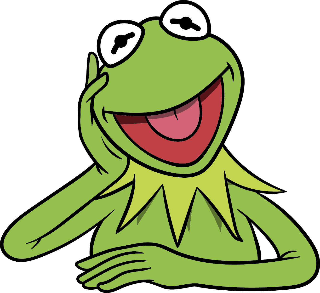 Kermit  Vinyl Decal Car Window  You Pick The Size & Color Frog 