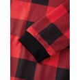 thumbnail image 2 of Christmas Family Pajamas Matching Set Plaid Pattern Holiday Sleepwear Set with Dog Shirt, 2 of 7