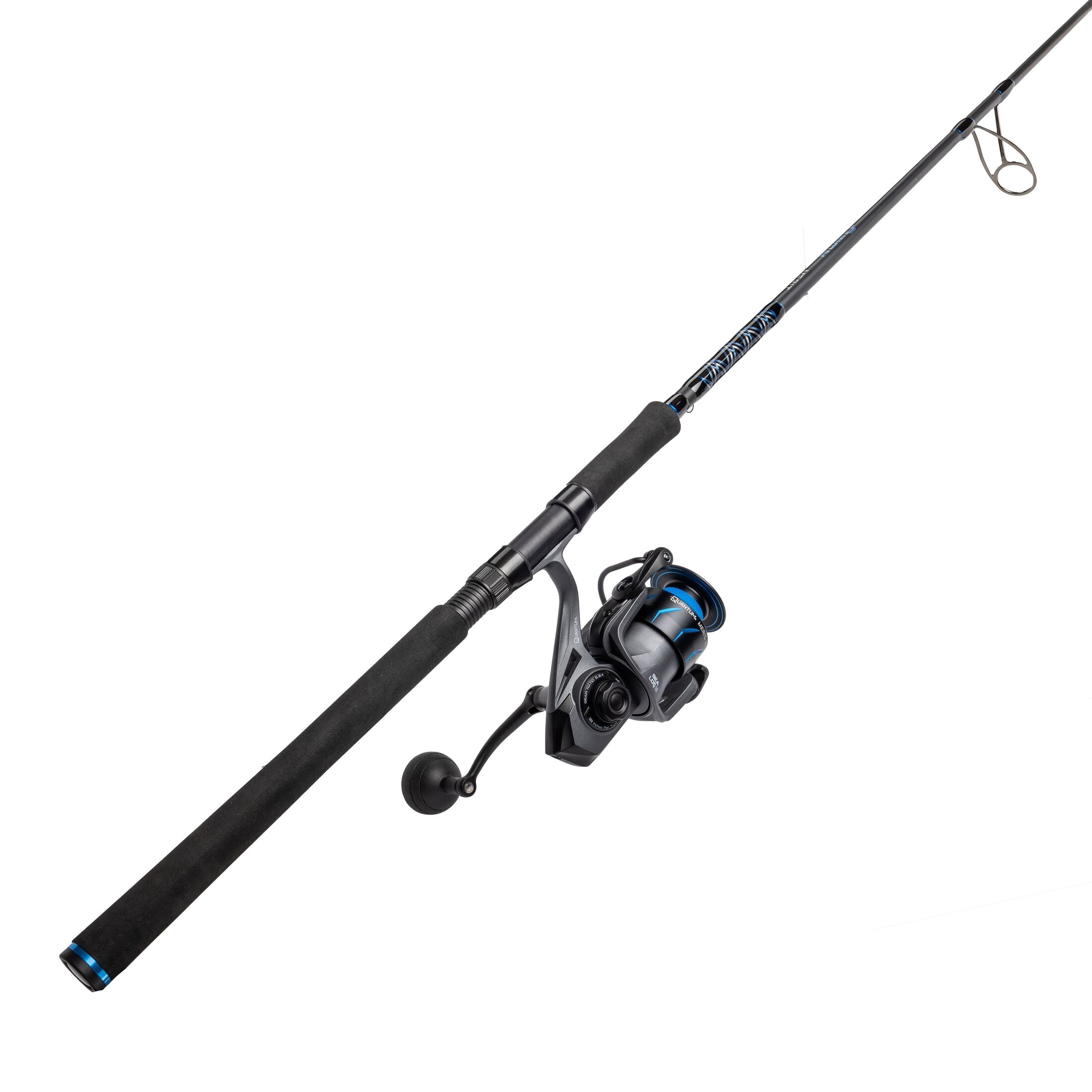 Quantum Merit Spinning Reel and Fishing Rod Combo, 7-Foot, Medium Power, 1-Piece Rod, Size 5000 Reel
