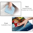 thumbnail image 4 of Christmas Canvas Beach Blanket - Waterproof Picnic Mat for Outdoor Camping & Beach - Large Size, Sand Proof, Portable & Lightweight - Ideal for Family Gatherings & Beach Parties - 200x150cm, 4 of 6