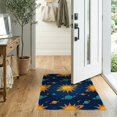 thumbnail image 2 of ODIKA 2'x3' Washable Accent Rug Pet Friendly, Bedside Mat Galaxy Starry Planetary Stars Themed Science Theme Large Planets Refined for Bedroom, RV, 2 of 7