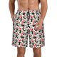 thumbnail image 1 of Balery Christmas Cat Traje de Baño Estilo Hawaiano para Hombre, Shorts de Secado Rápido con Bolsillos-Large, 1 of 6