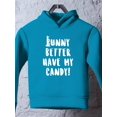 thumbnail image 3 of Bunny Better Have My Candy Hoodie Toddler -Smartprints Designs,  4 Toddler, 3 of 4
