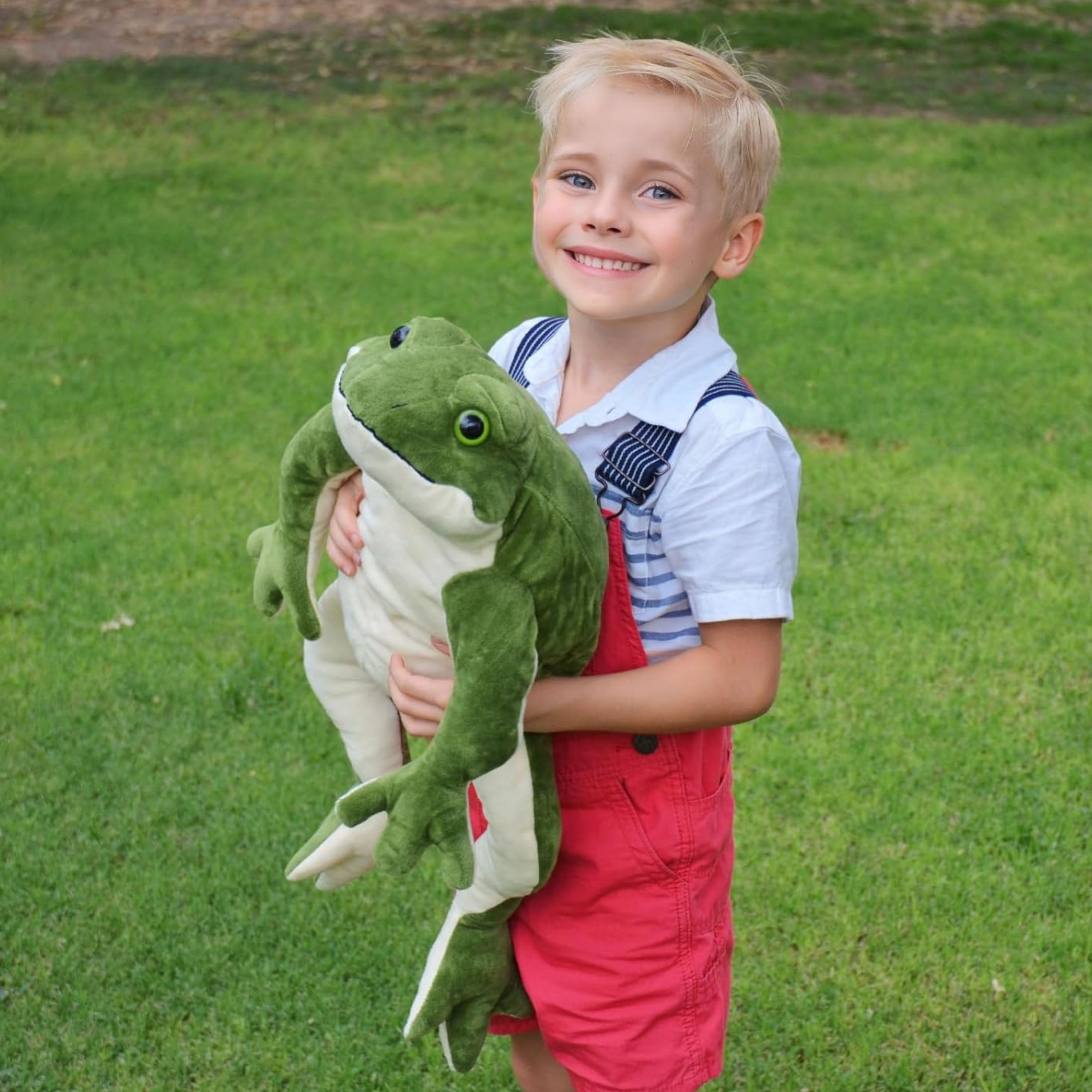 MaoGoLan Giant Green Frog Plush Toy, 22 Inches photo 6