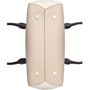 kate spade new york Sydney Double Zip Crossgrain Leather Satchel, Tusk Multi