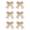 B, variant on 6Pcs Burlap Bows with Lace, 6.7 x 5.5 Inch Rustic Farmhouse Ribbon Bows, Assorted Colors for Christmas Tree Wreaths, Gifts, Mantel and Holiday Decor