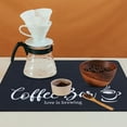 thumbnail image 5 of Large Coffee Mat 2-Pack 16x24 Inch Absorbent Non Slip Mats for Countertop Bar Accessories Heat Resistant, Black, 5 of 7