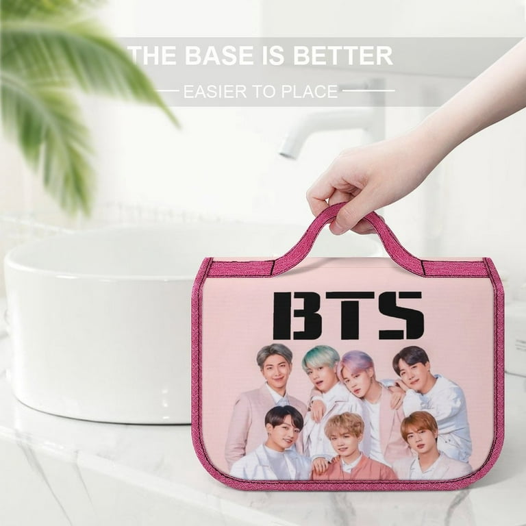 Kpop BTS Kpop BTS Hanging Travel Toiletry Bag Makeup Cosmetic Bag