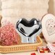 thumbnail image 5 of Juego de 2 adornos para San Valentín | Figuras de cerámica con forma de corazón | Acabado metálico dorado y plateado | Decoración romántica para escritorio, mueble de TV o estantería, ideal para, 5 of 6