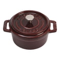 thumbnail image 1 of STAUB La Cocotte 250 mL Cast Iron Round Mini Cocotte, Grenadine-Red, 1 of 6