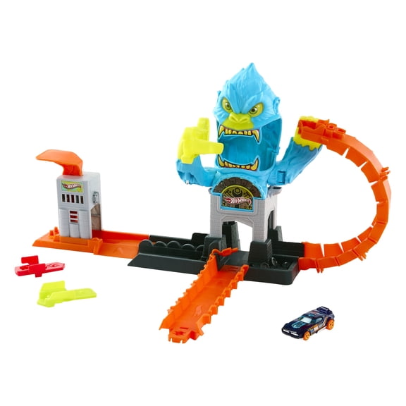 Pista de Juguete Mattel Hot Wheels Taller del Gorila