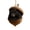 Sleeping Black Bear Ornament, variant on BingTong Handcrafted Resin Christmas Ornament, 1 Pack Acorn Shell Sleeping Bear Keepsake With Hanging Loop, Holiday Tree Mantel Fireplace Display, Sleeping Black Bear Ornament