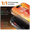 thumbnail image 4 of Protector de pantalla Zeniss NeverBreak de dureza 9H+ para iPhone 16 Pro, 4 of 7