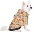 thumbnail image 2 of Fotbe Colorful Chicken Sudadera con Estampado para Perros Pequeños – Suéter con Capucha para Mascotas, Tela Suave de Forro Polar con Bolsillo-XX-Large, 2 of 7