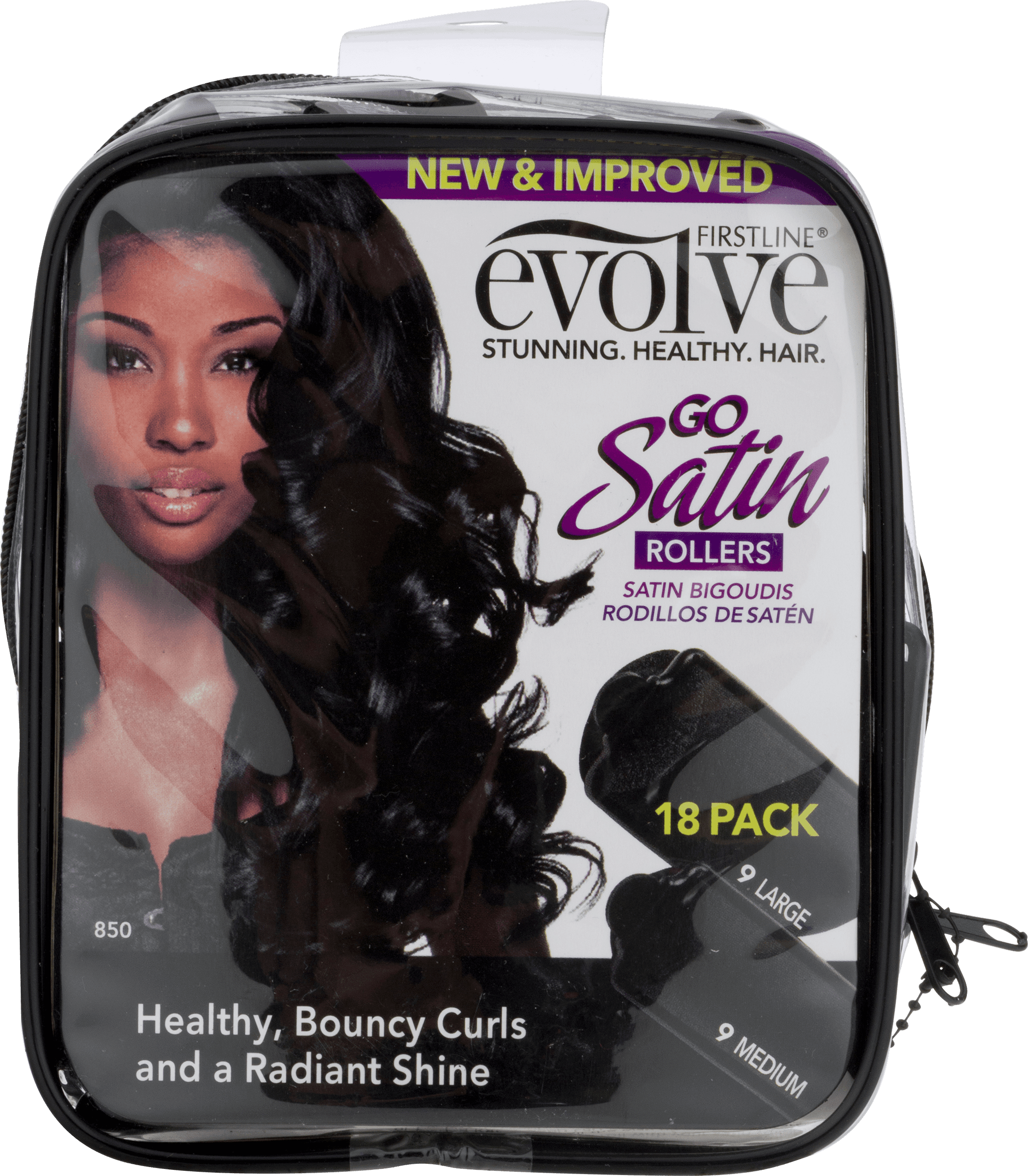 Firstline Evolve Go Satin Rollers 18 Pack Walmart Com