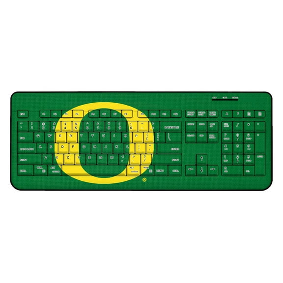 Oregon Ducks Solid Design Wireless Keyboard